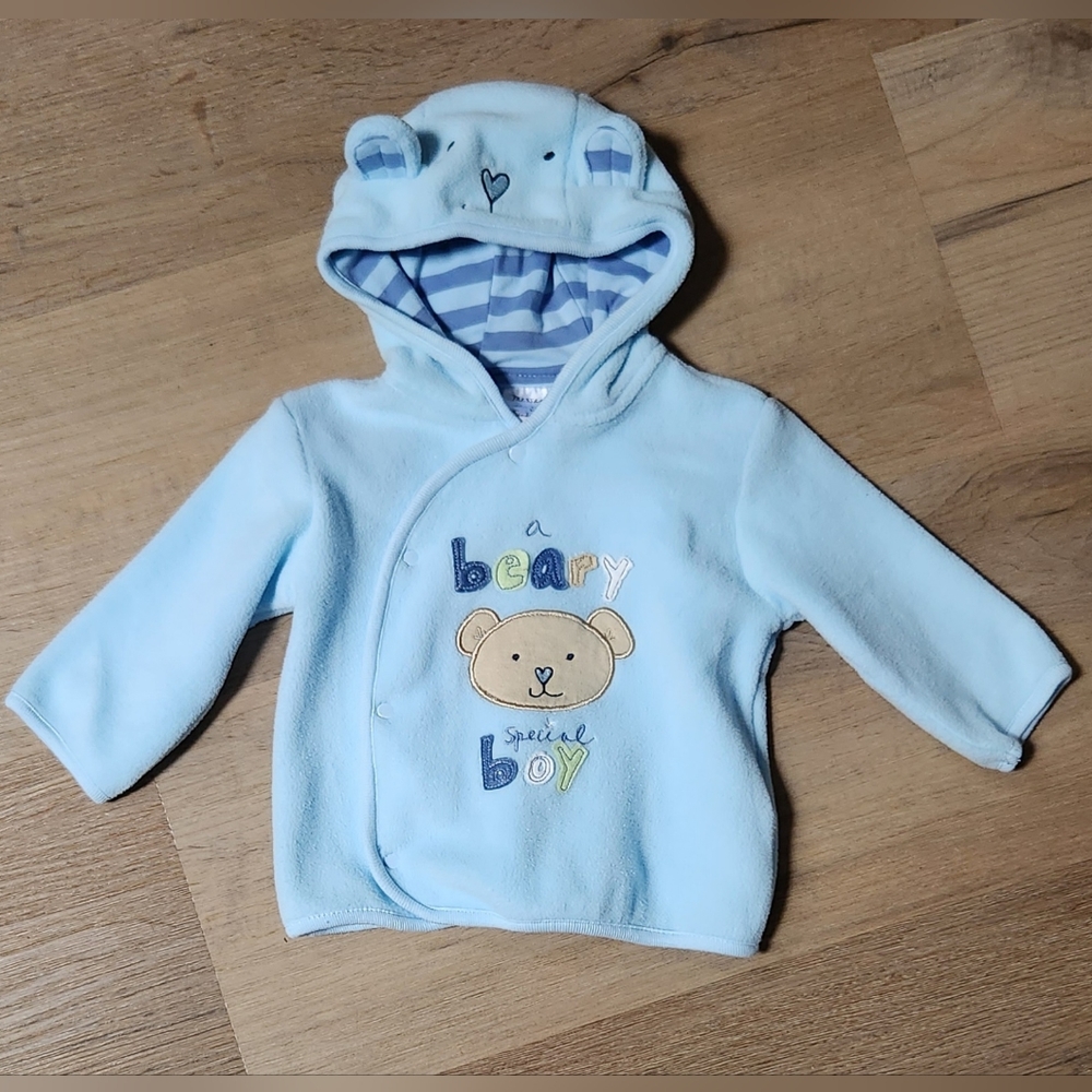 Messages from the Heart by Sandra Magsamen Boys Soft Jacket sz 6-9 mo. (BIN B)
